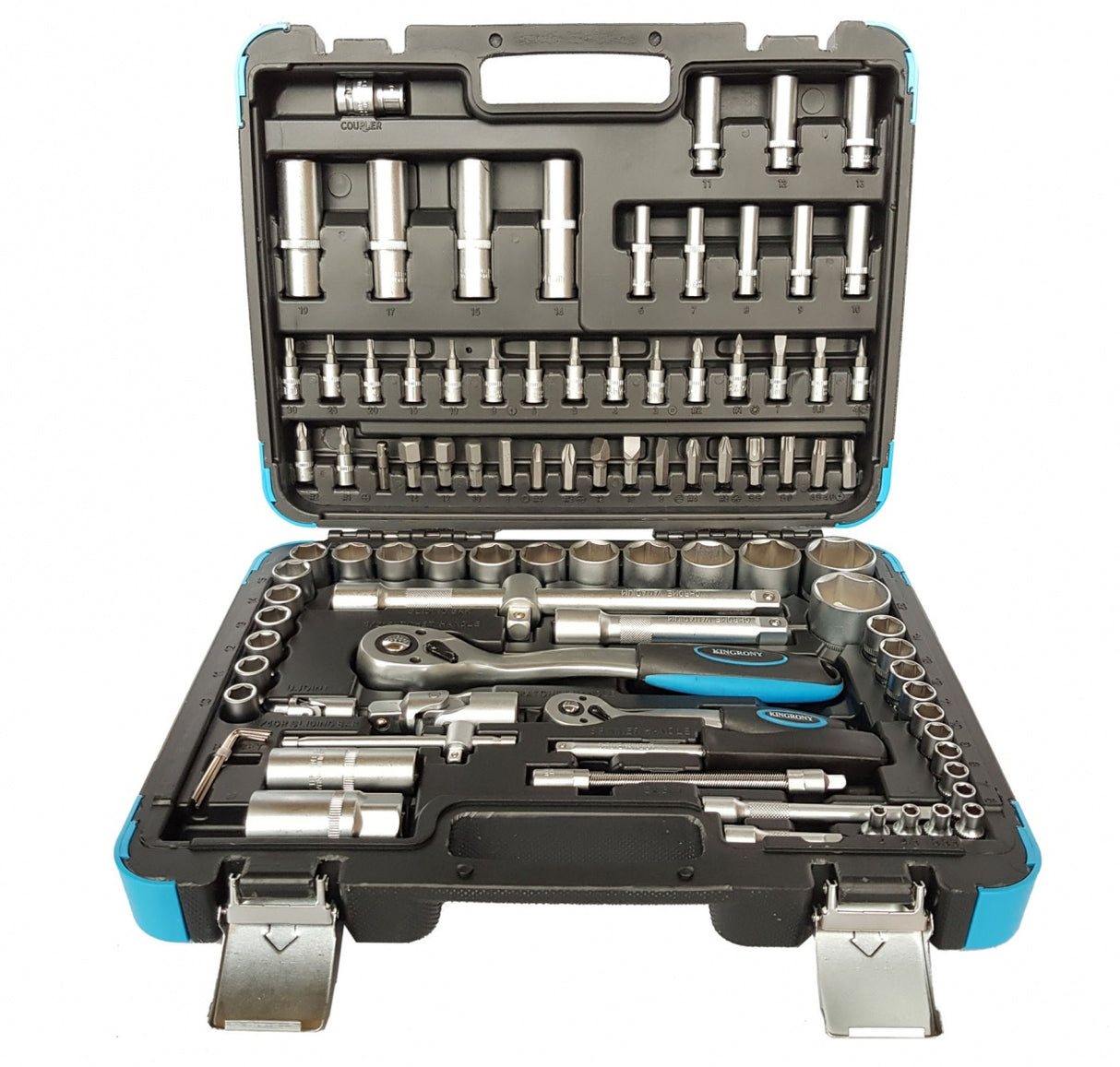 SOCKET SET | 6.3 MM (1/4") + 12.5 MM (1/2") | 94 PCS. (KR121094B)