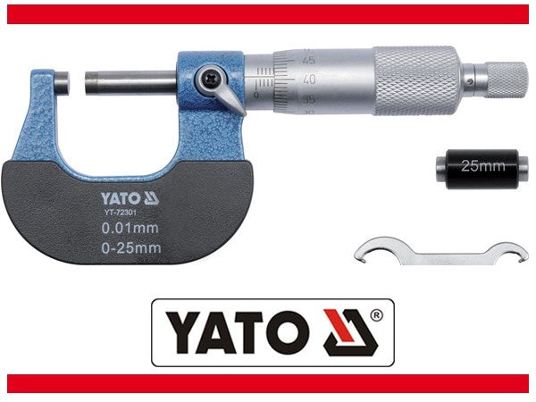 MECHANICAL MICROMETER 25-50MM/0.01MM (YT-72301)