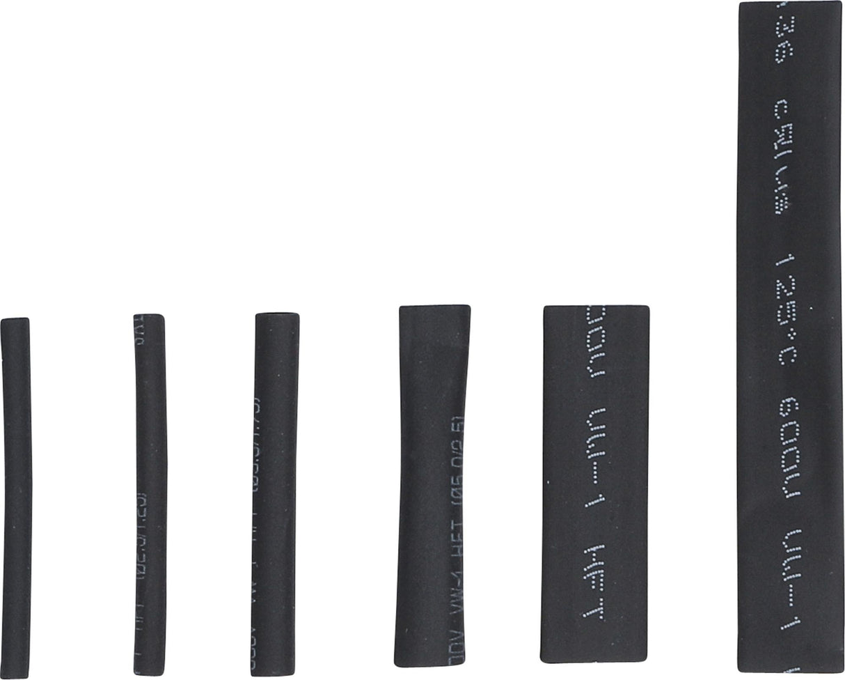 SHRINK TUBE ASSORTMENT | BLACK | 90 PCS. (88152)