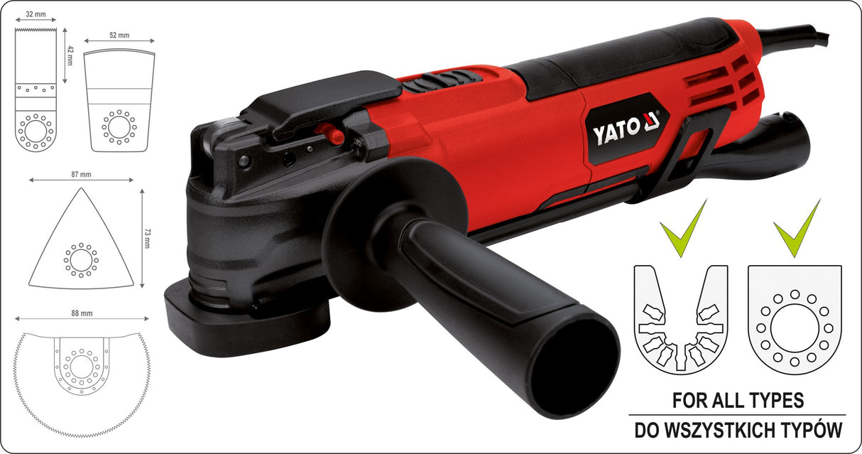 OSCILLATING MULTITOOL 500W (YT-82223)