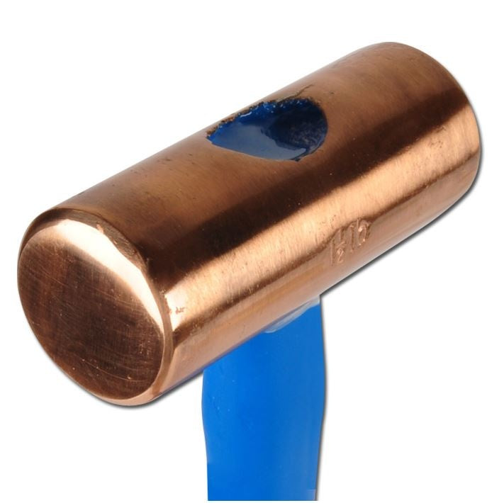 COPPER HAMMER | FIBREGLAS SHAFT | Ø 27 MM | 454 G (1 LB) HEAD (890)