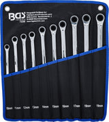 RATCHET RING WRENCH AND RING SPANNER SET | EXTRA LONG | 10 - 19 MM | 10 PCS. (7239)