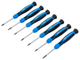 PRECISION SCREWDRIVER SET | PH00 - PH0 / SLOT SL 2.5 - 3.0 MM / T8 - T9 - T10 | 7 PCS (4881)