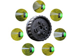 WATER HOSE | TEXTILE | FLEXIBLE | WITH GARDEN HAND SHOWER WITH 7 FUNCTIONS | 7,5 - 22 M (70904)
