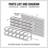 STAND WITH BOXES | WITH WALL MOUNTING PANEL | 30 PCS. (BN-002)