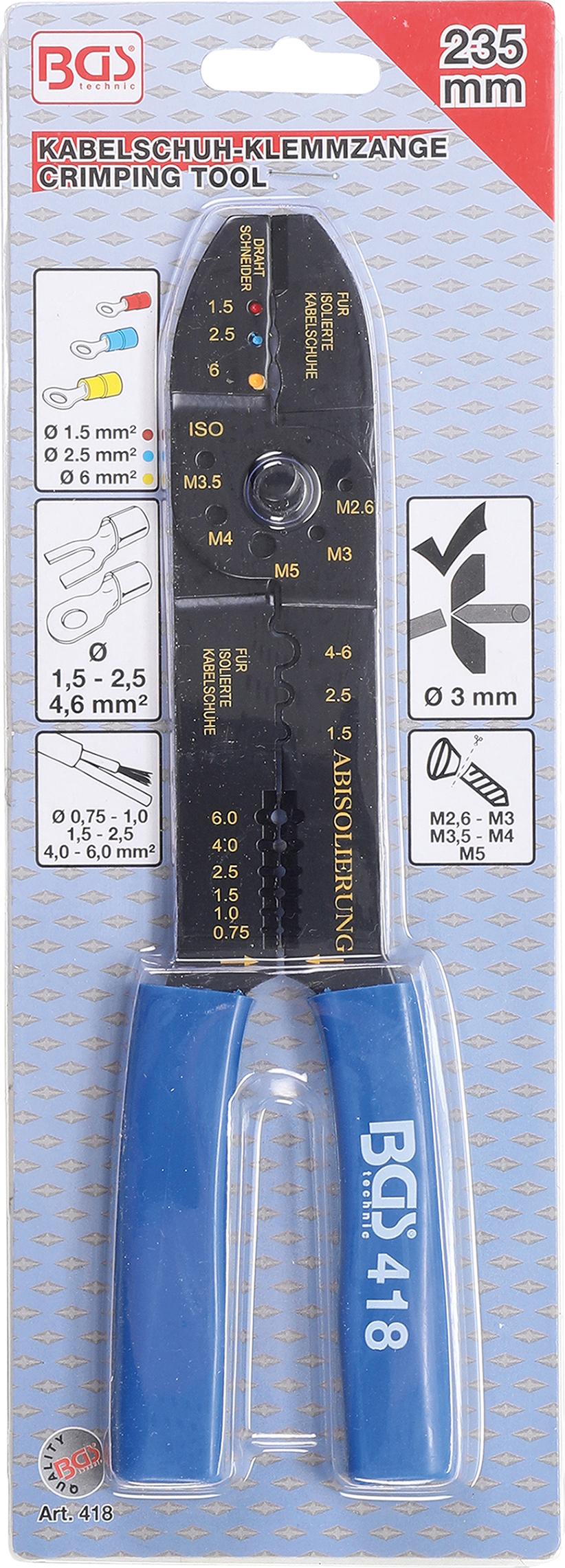 CRIMPING TOOL | 235 MM (418)