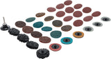 GRINDING WHEELS / SANDING PAD SET | Ø 50 MM | 35 PCS. (6649)