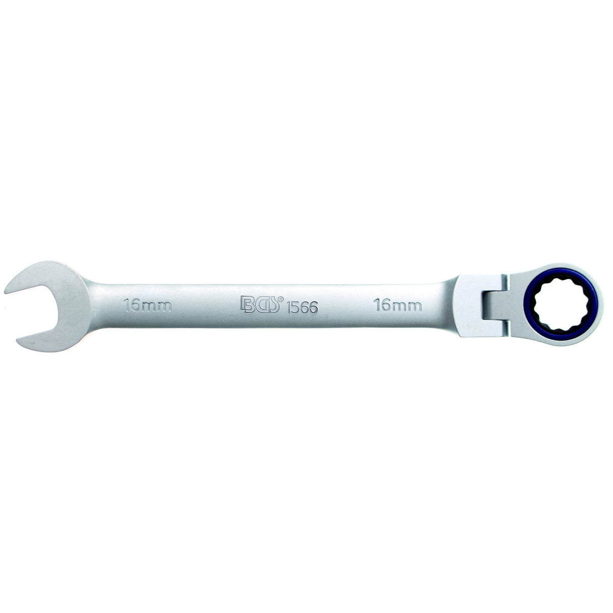 FLEX HEAD RATCHET WRENCH 72 TEETH CR-V 16 MM (1566)