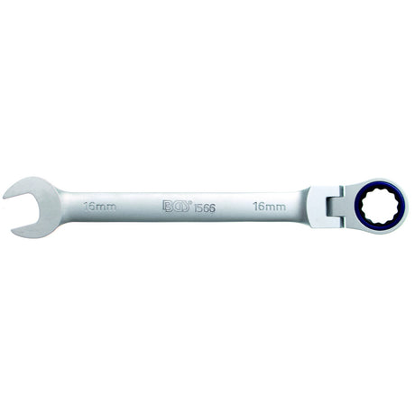 FLEX HEAD RATCHET WRENCH 72 TEETH CR-V 16 MM (1566)