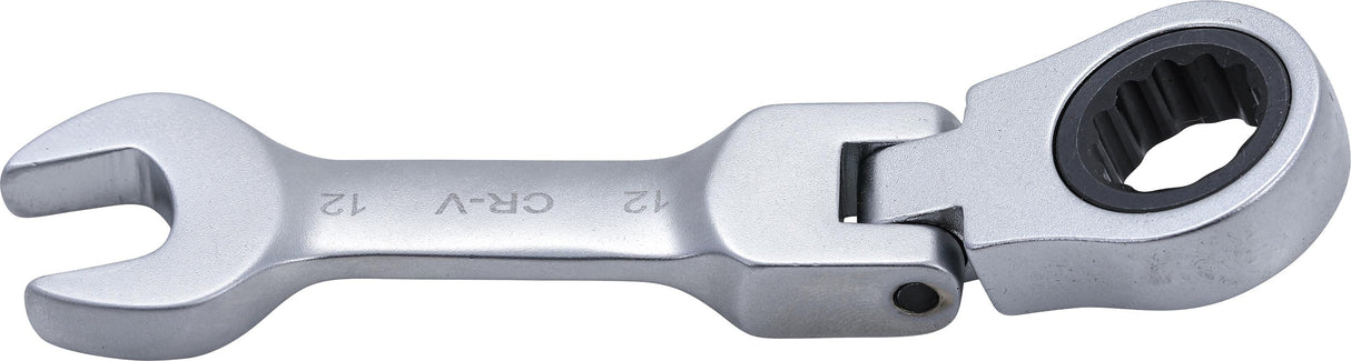 RATCHET COMBINATION WRENCH | SHORT | ADJUSTABLE | 12 MM (6912)