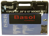 TOOL SET | 6.3 MM (1/4") / 10 MM (3/8") / 12.5 MM (1/2") | 173 PCS. (BT500173)