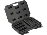 IMPACT SOCKET AND BIT SET E6-E24 / T30-T70 / M8-M18 | 1/2" | 25 PCS (YT-10572)