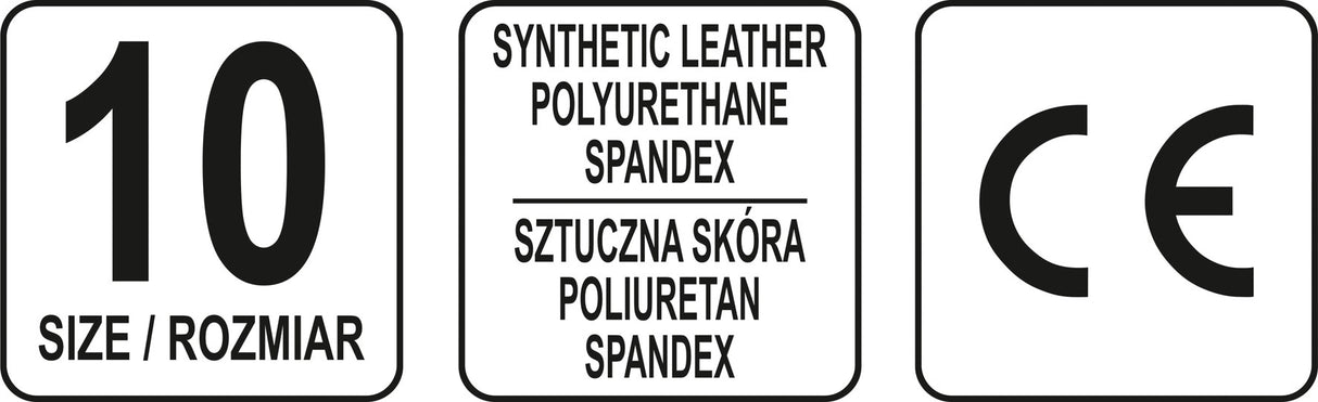 FINGERLESS GLOVES FOR BIKERS S. 10 (YT-74662)