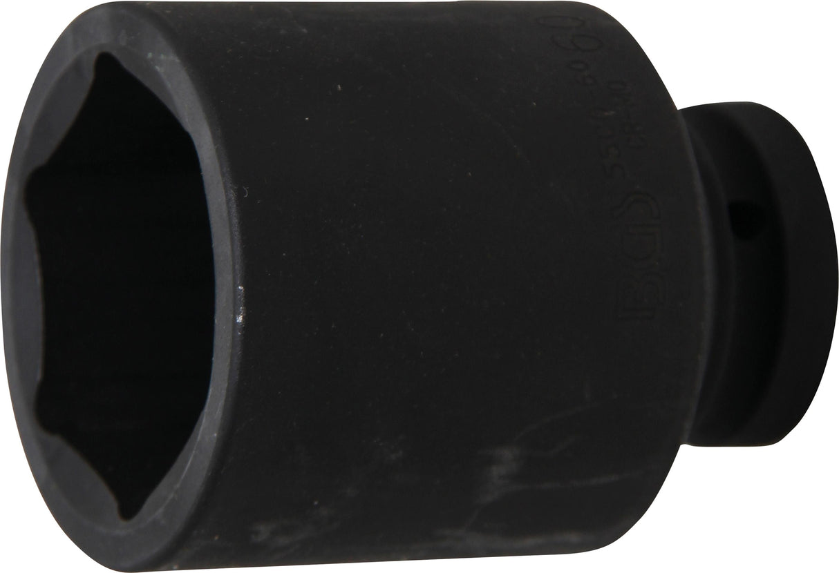 IMPACT SOCKET HEXAGON, DEEP | 25 MM (1") DRIVE | 60 MM (5500-60)