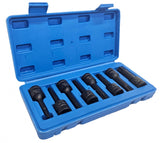 IMPACT BITS | 12.5 MM (1/2") | T-STAR (TORX) T30 - T80 | 8 PCS. (S1101)