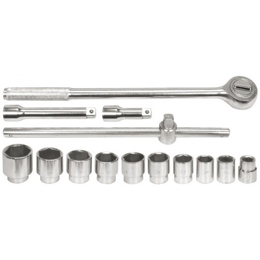 SOCKET SET 14PCS 3/4" 22-50MM (58140)