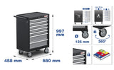 TOOL CABINET | 7 DRAWERS | WITH 243 TOOLS (4060)