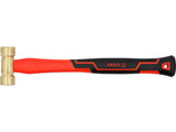 BRASS HAMMER WITH FIBERGLASS HANDLE 300G (YT-45291)