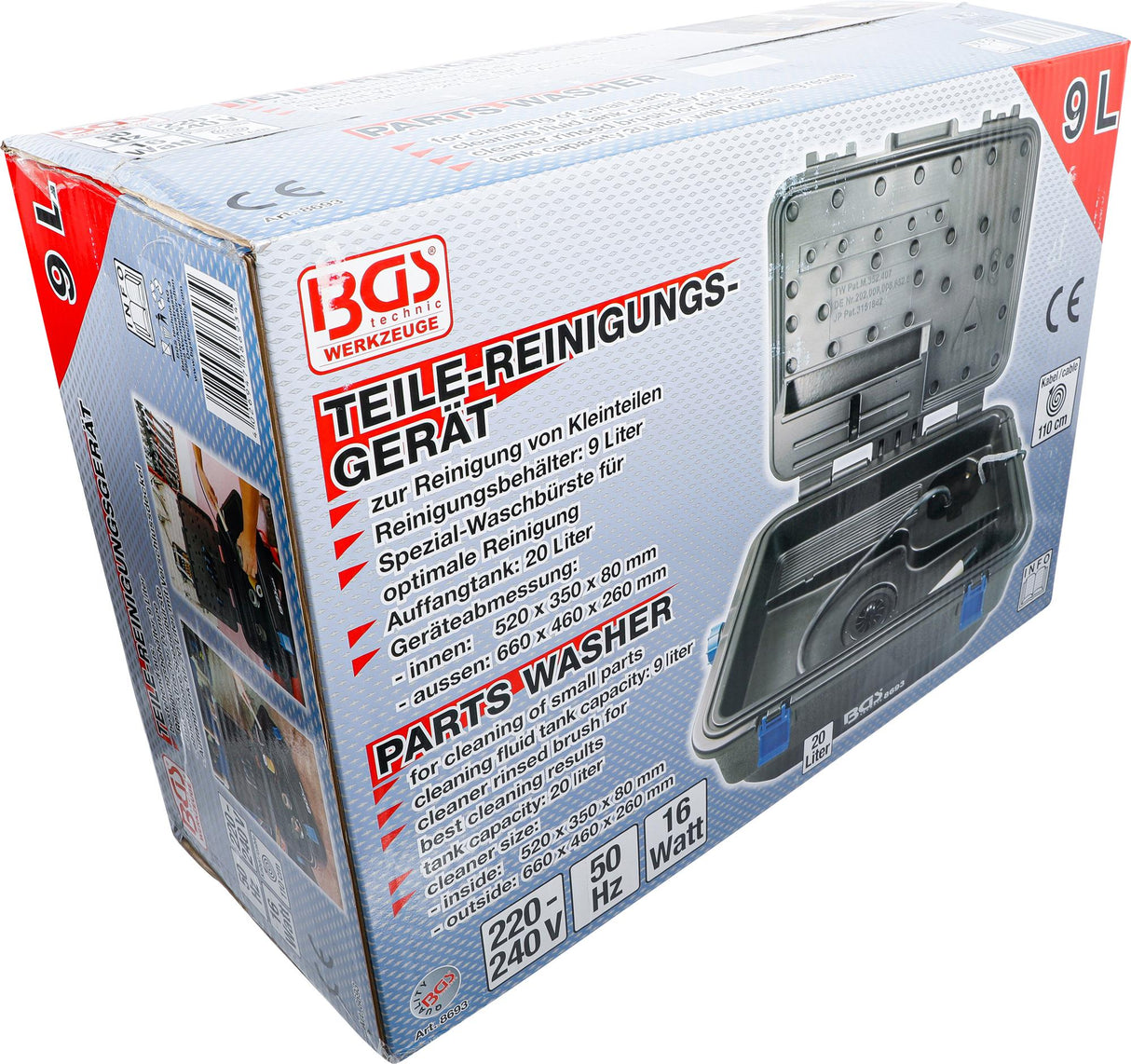 PARTS WASHER | 230 V (8693)