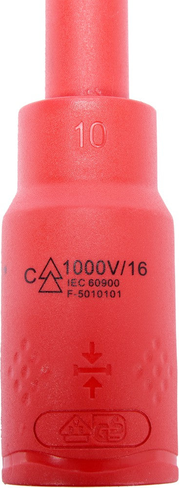 INSULATED STAR BIT SOCKET 6X75MM 3/8 VDE (YT-21082)