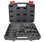 SET OF IMPACT EXTENSION BARS / ADAPTERS / JOINTS | 6.3 MM (1/4") / 10 MM (3/8") / 12.5 MM (1/2") | 18 PCS. (DT18S)