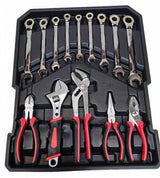 TOOL SET IN ALUMINUM CASE | RATCHETING WRENCHES | WITH WHEELS | 187 PCS. (SK582419)