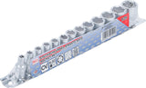 SOCKET SET, HEXAGON | 6.3 MM (1/4") DRIVE | 4 - 14 MM | 13 PCS. (9102)