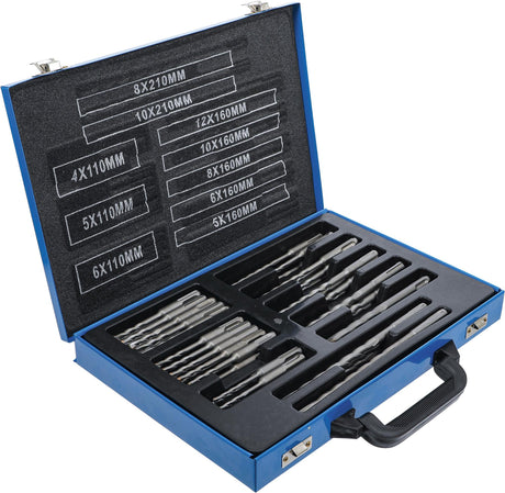 HAMMER DRILL SET | SDS SHAFT | CARBIDE TIPPED | 4 - 12 MM | 56 PCS. (7894)