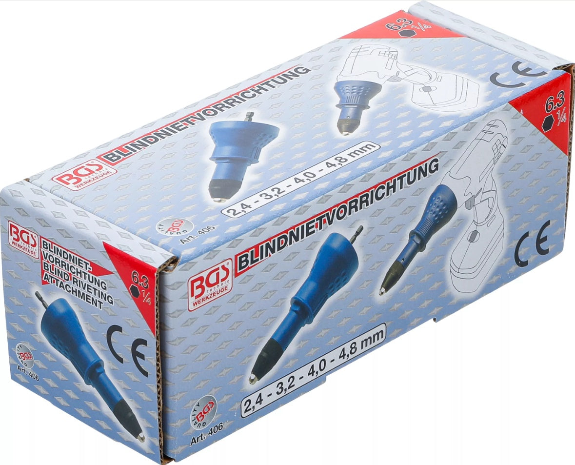 BLIND RIVET ATTACHMENT | 2.4 - 3.2 - 4.0 - 4.8 MM (406)