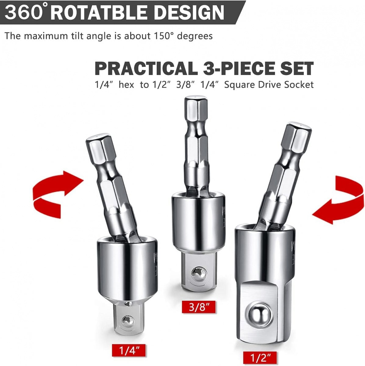 FLEX ADAPTER SET | 360° | 3 PCS. (FA3S)