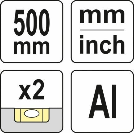 ALUMINIUM RULER 1000 MM (YT-70715)