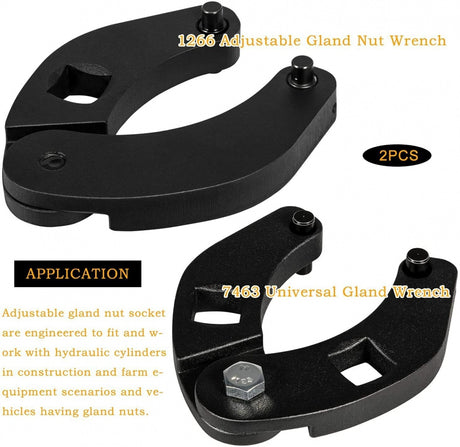 SET OF ADJUSTABLE WRENCHES | 2 PCS. (ANW2)