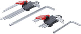 L-TYPE WRENCH SET | LONG | T-STAR (FOR TORX) T10 - T50 / INTERNAL HEXAGON 1.5 - 10 MM | 18 PCS. (822)