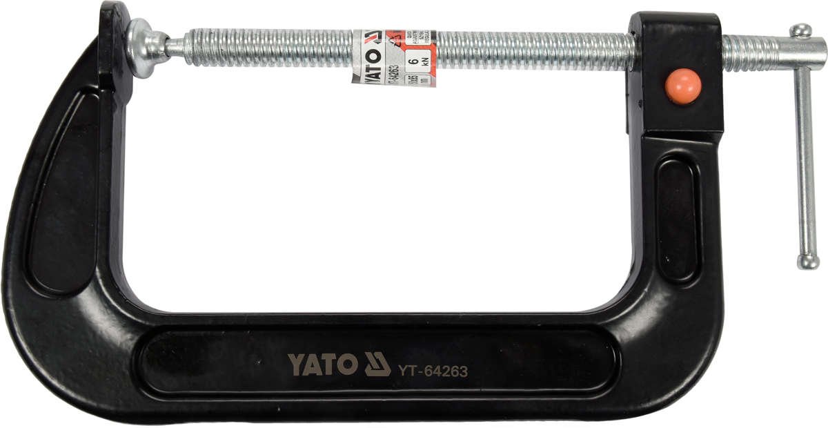 QUICK RELEASE C CLAMP 150X85 MM  6"X 3" (YT-64263)