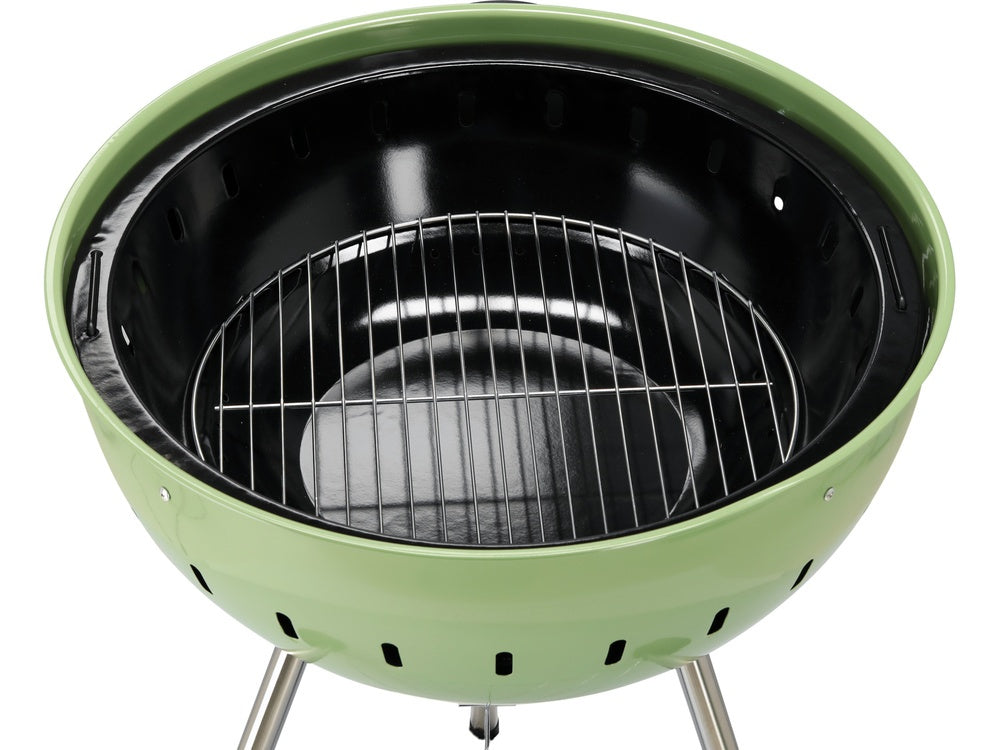 CHARCOAL BBQ, ROUNDED, 54CM GREEN (YG-20303)