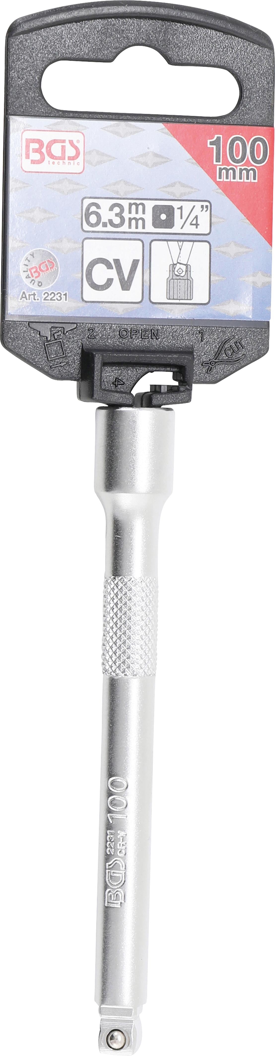 "WOBBLE" EXTENSION BAR | 6.3 MM (1/4") | 100 MM (2231)