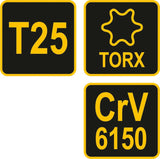 T-HANDLE TORX KEY T25 (56633)