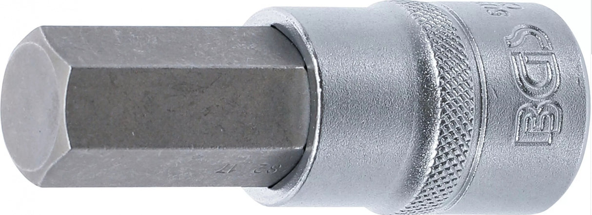 BIT SOCKET | 12.5 MM (1/2") | INTERNAL HEXAGON 17 MM (5052-17)