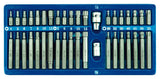 SCREWDRIVER BIT HEX,TORX,SPLINE 40PCS (66400)