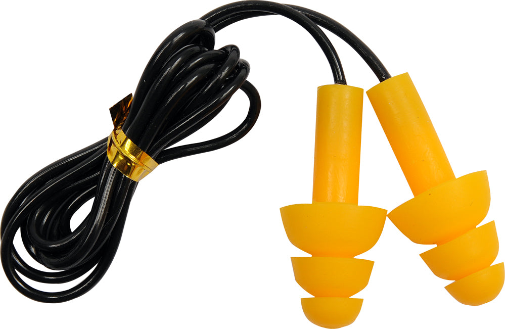 EAR PLUGS W. CORD SILICONE 28DB 50 PAIRS (YT-7456)