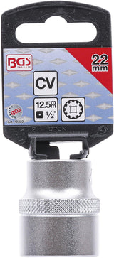 SOCKET, GEAR LOCK | 12.5 MM (1/2") DRIVE | 22 MM (10222)