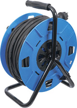 CABLE REEL | 50 M | 3 X 1.5 MM² | 4 SOCKET OUTLETS WITH SEALING CAP | IP 44 | 3500 W (3378)
