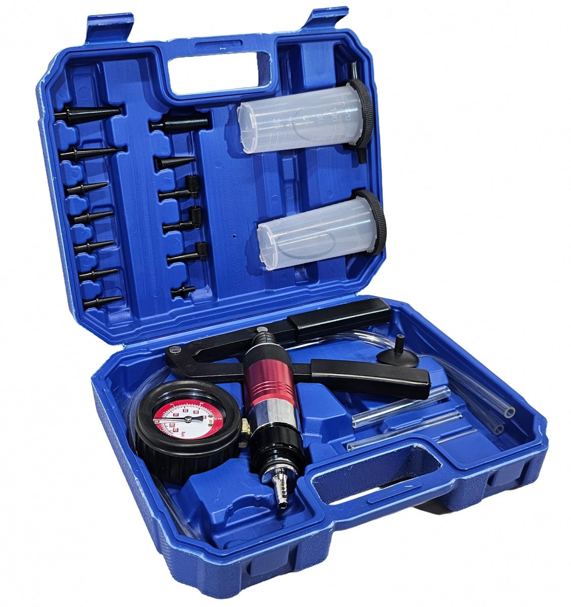VACUUM/PRESSURE GAUGE FOR BRAKE FLUID BLEEDING | DUAL ACTION (HS-A998B)