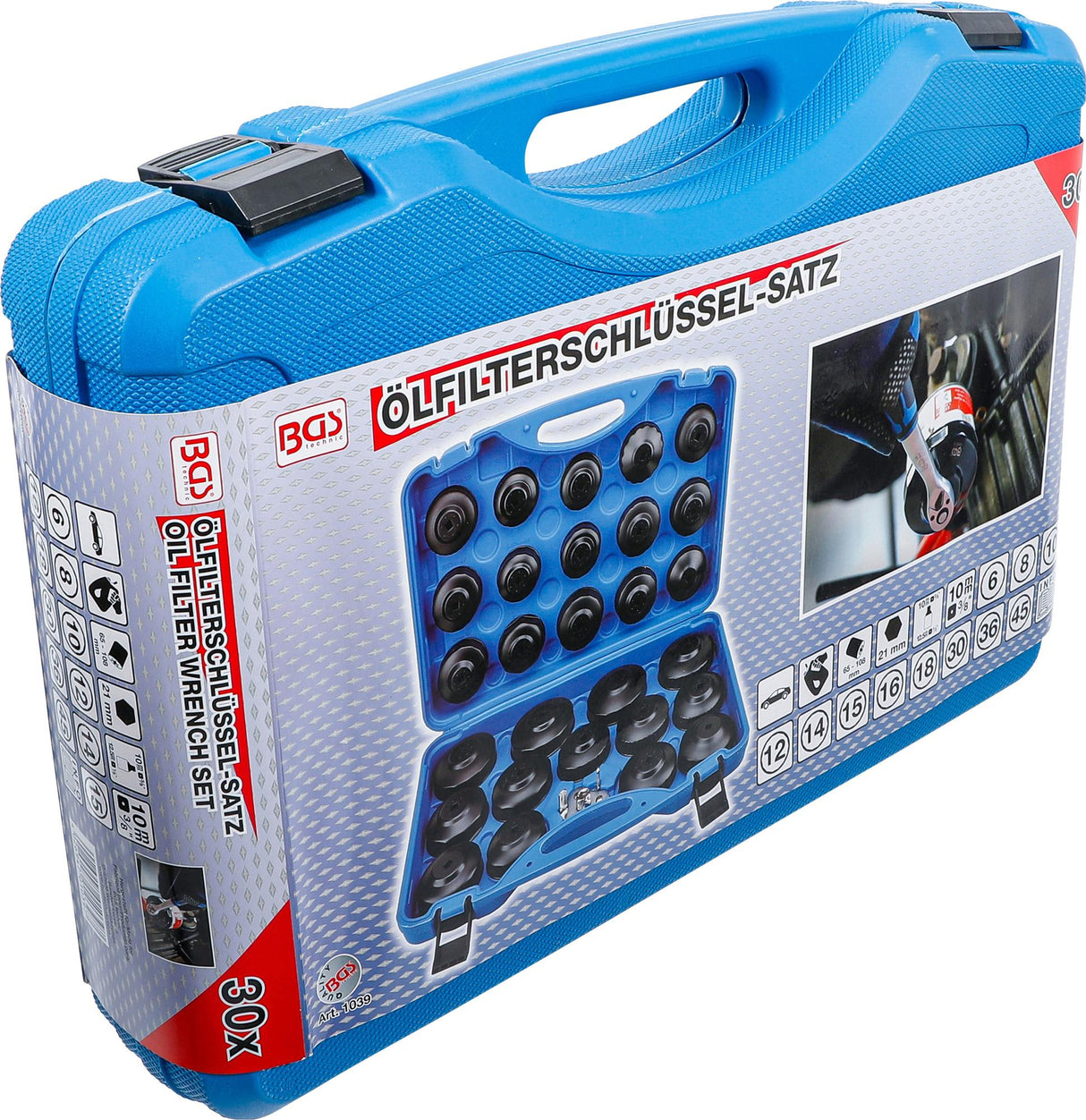 OIL FILTER WRENCH SET | 30 PCS. (1039)