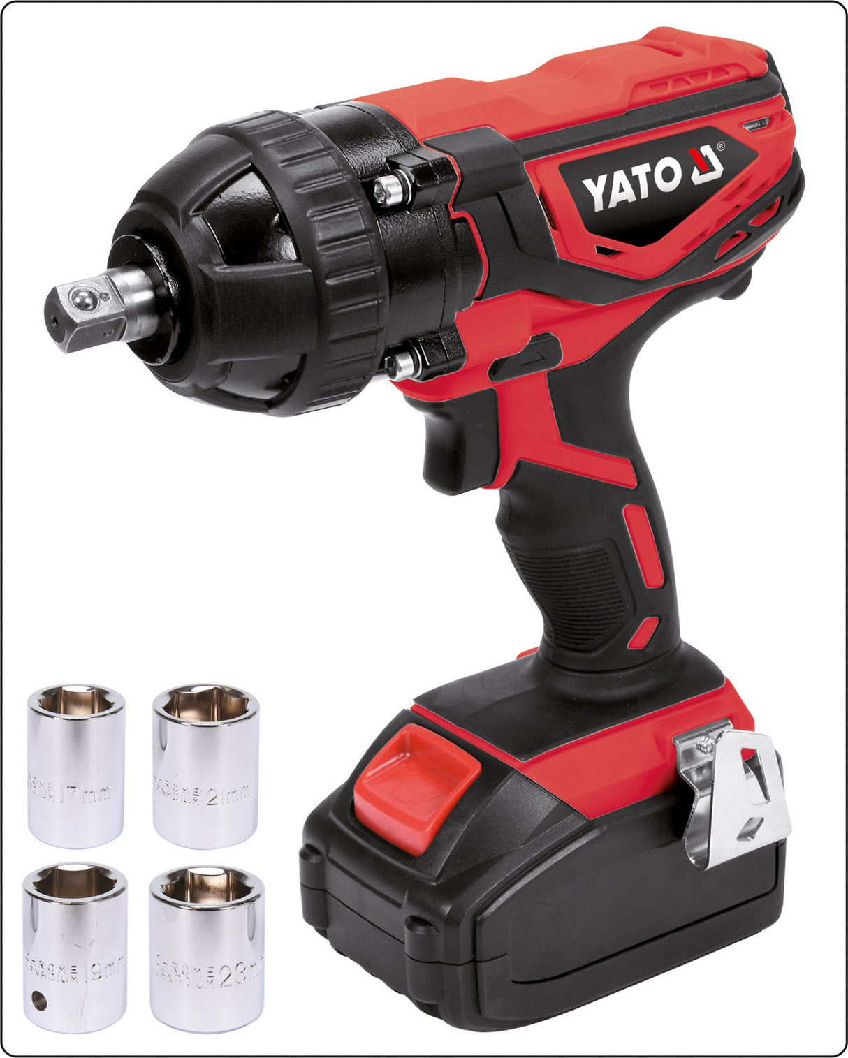 IMPACT WRENCH 18V 1/2'' 300NM - 2AH (YT-82804)