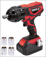 IMPACT WRENCH 18V 1/2'' 300NM - 2AH (YT-82804)