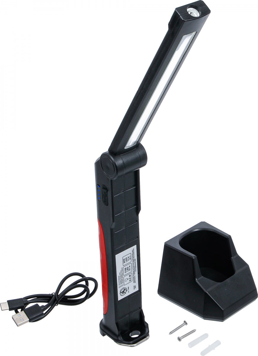 CORDLESS BENDY LAMP | COB-LED | 6.5 W | WITH CHARGING STATION (74636B)