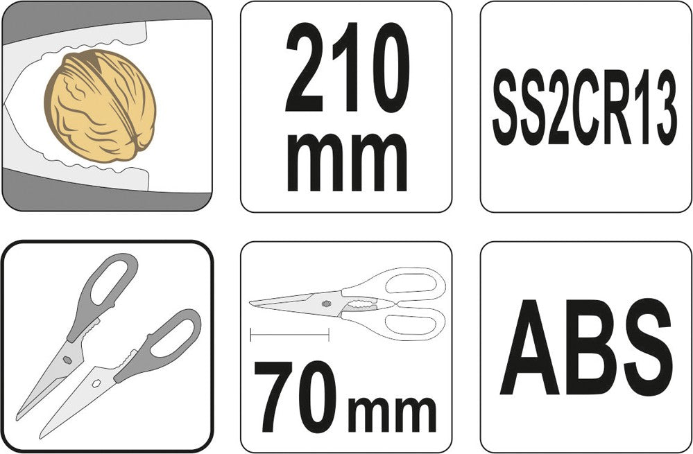 KITCHEN SCISSORS FOLDABLE (YG-02366)