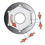 SOCKET 10MM 1/2" 6PT CV DEEP (YT-1223)