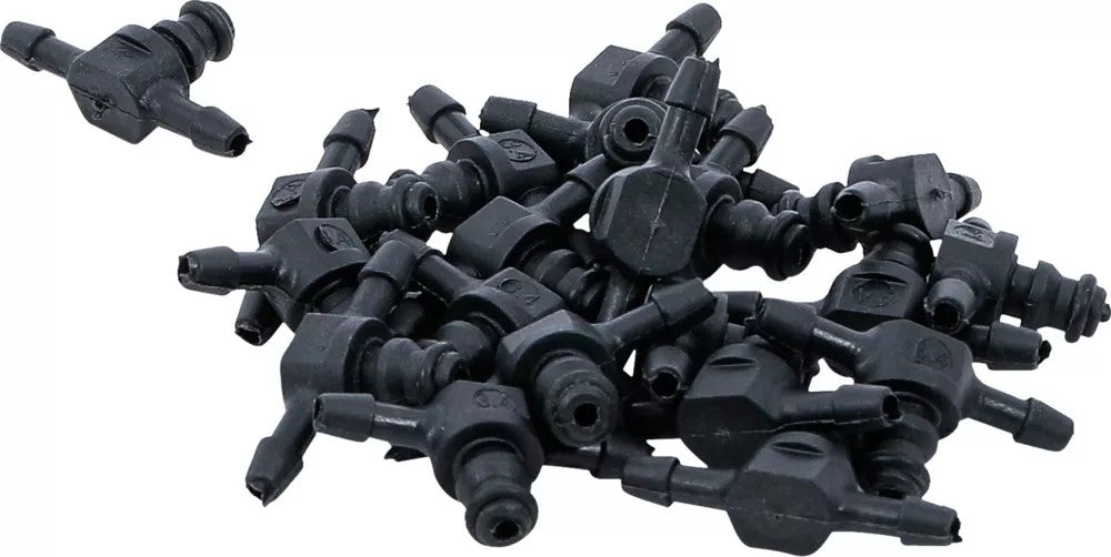 PLASTIC CONNECTOR SET | T-SHAPE | 20 PCS. (8107-20)